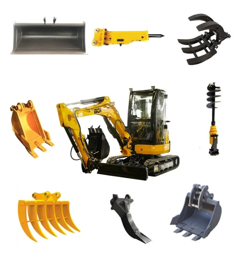 Excavator Attachments for Civil, Commercial, and Rural Works
