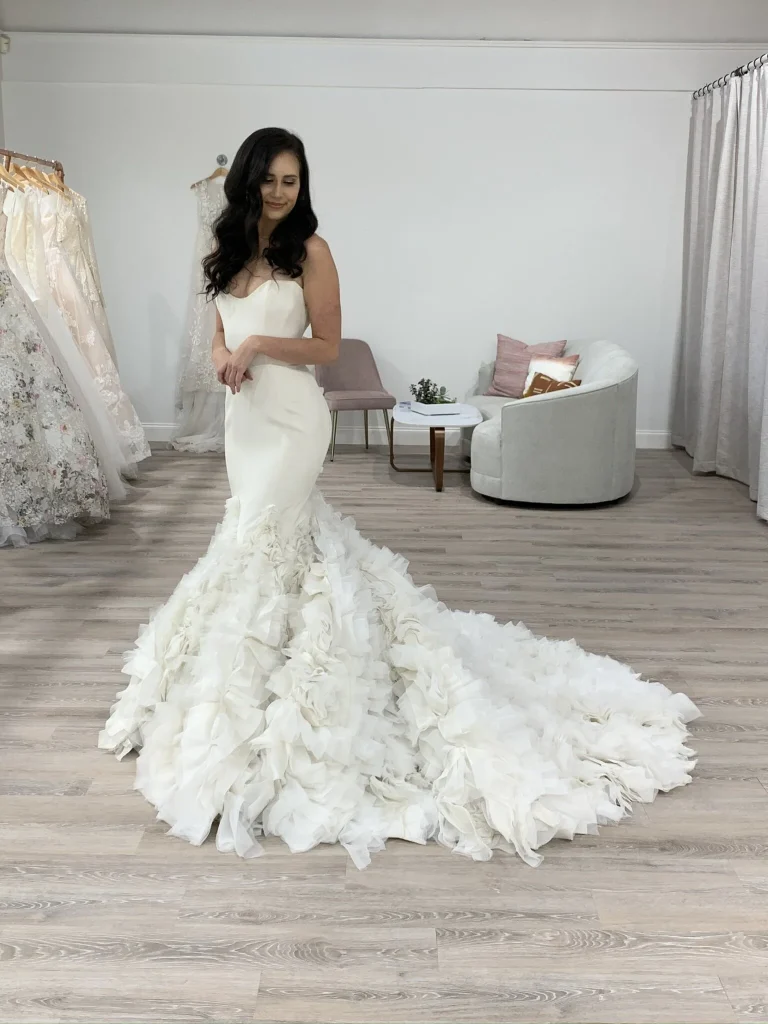 Dance Freely in Handcrafted Reception Wedding Dresses